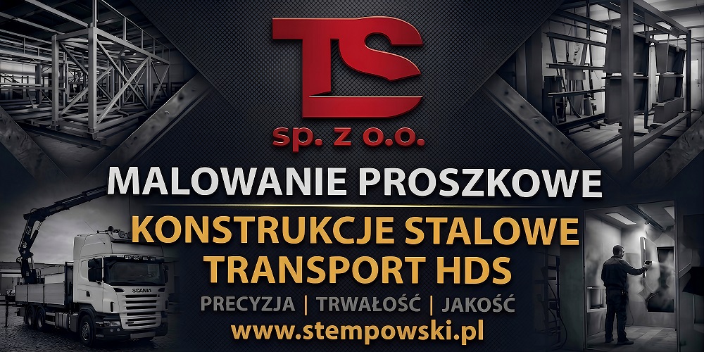 Malowanie proszkowe, konstrukcje stalowe, transport HDS — TS Stempowski